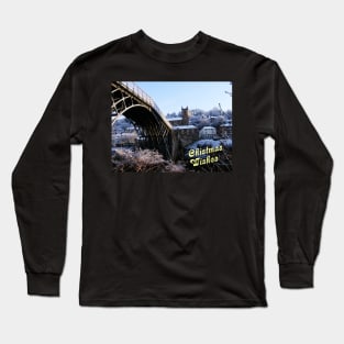 Ironbridge over The River Severn Long Sleeve T-Shirt